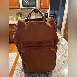 NWOT Vegan Leather diaper bag